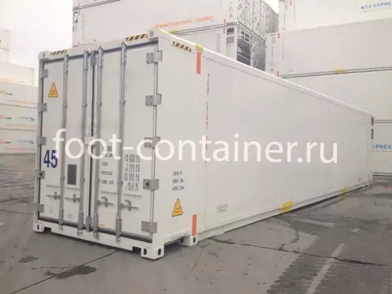 Рефконтейнер 45 футов высокий 2022 г.в. (45′ Reefer Container High Cube | 45′ RCHC/RFHC) (Фото 1) Рефконтейнер 45 футов высокий 2022 г.в. (45′ Reefer Container High Cube | 45′ RCHC/RFHC) (Фото 1)