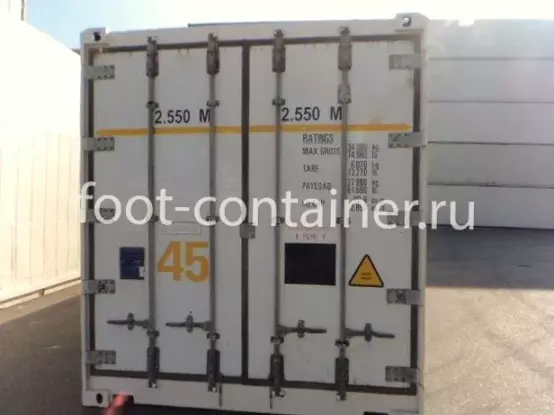 Рефконтейнер 45 футов высокий 2009 г.в. (45′ Reefer Container High Cube | 45′ RCHC/RFHC) (Фото 3)
